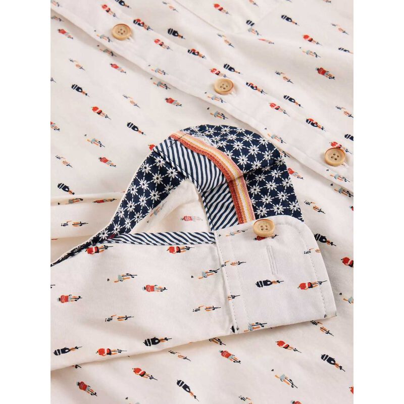 White Stuff Cycling Printed Shirt image number 2